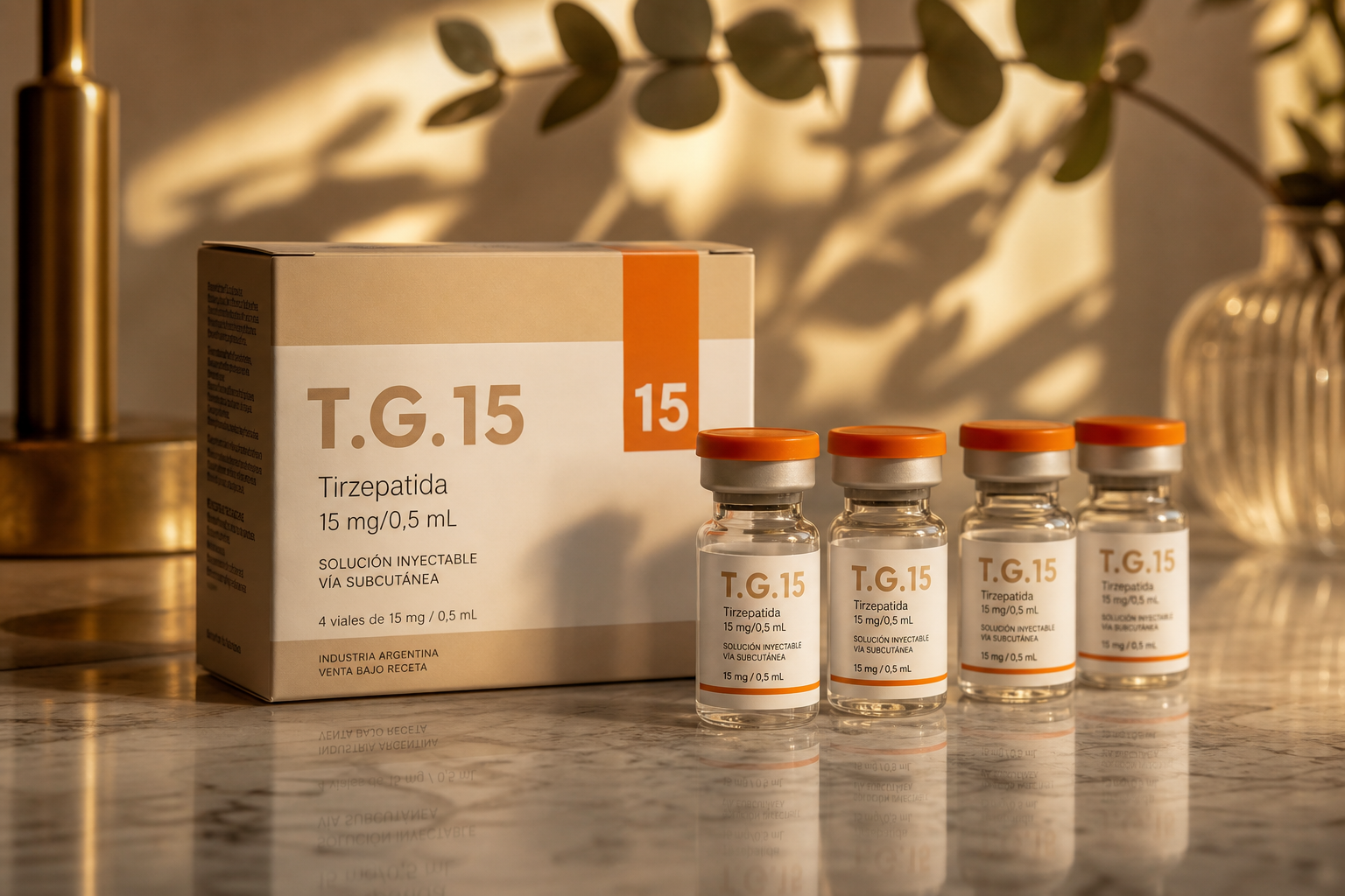 T.G.15 Tirzepatida 15 mg/0,5 mL