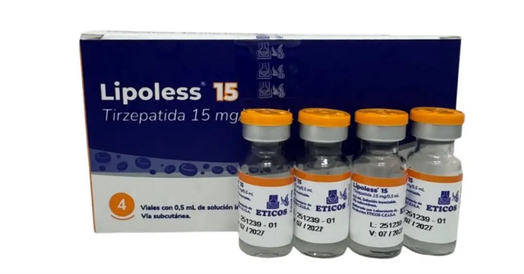 Lipoless 15mg — Kit com 4 Ampolas